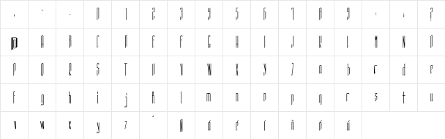 Sistematica Regular  glyph index