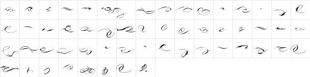 Aether Medium  glyph index