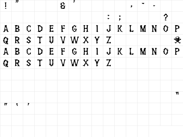 Leaf 2 Bold Medium  glyph index