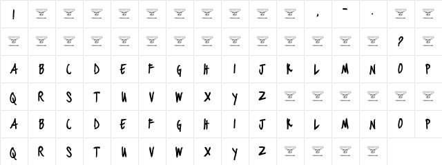 black jacket boys Bold  glyph index