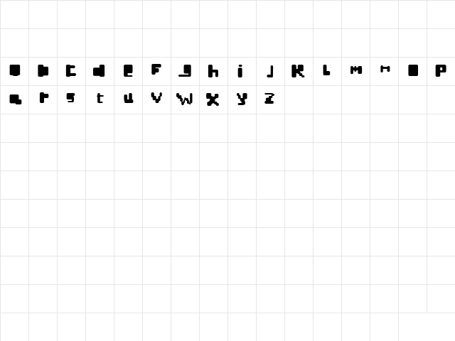 Sneflabb Normal  glyph index