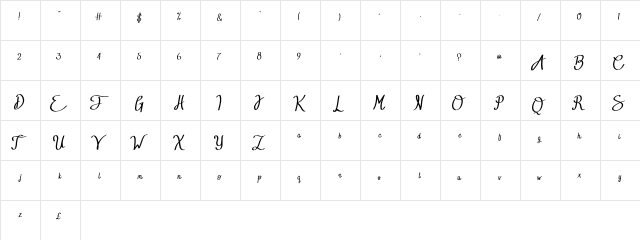 BTX-RADIANT-SUNSHINE RADIANT-SUNSHINE  glyph index