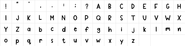 Fresh Lemonade Regular  glyph index