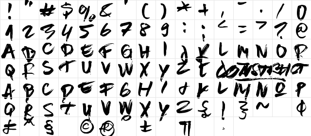 Constructor Tie Regular  glyph index