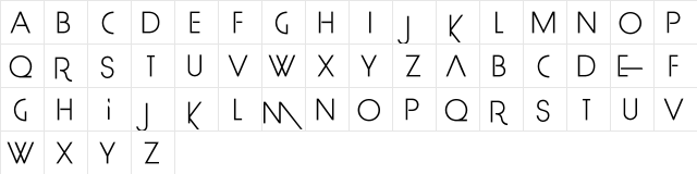 Limit Break Regular  glyph index