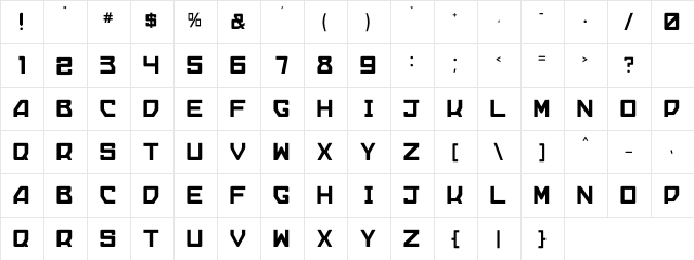 DARTHCHOWDER normal  glyph index