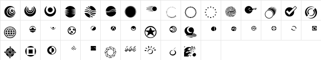 KR A Round Regular  glyph index