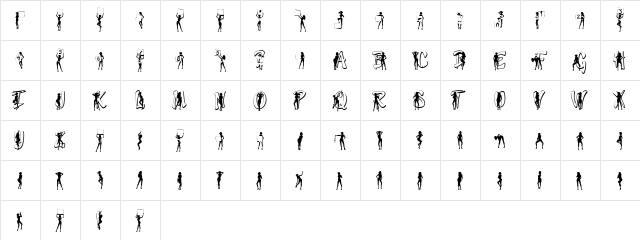 CCGirlsGirlsGirls Nice  glyph index