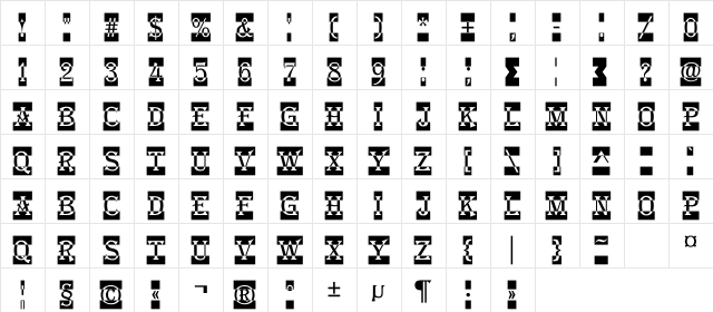 a_AlgeriusNrDcCm Regular  glyph index