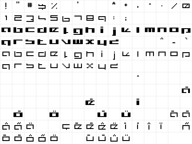 royal simplicity Regular  glyph index