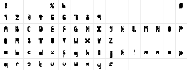 TM Move Aside Normal  glyph index