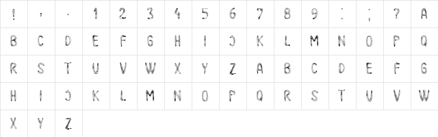 Meshes Regular  glyph index