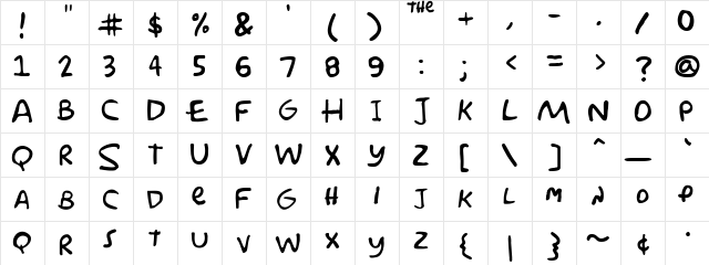 Akbar Akbar  glyph index