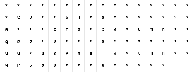 Dunebug Alternates Regular  glyph index