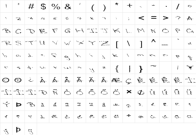 FZ HAND 24 SPIKED EX Normal  glyph index
