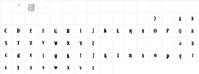 Wet Cat Normal  glyph index