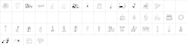 2Peas DW Make A Wish Regular  glyph index