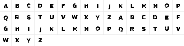 Vtks Madalena Regular  glyph index