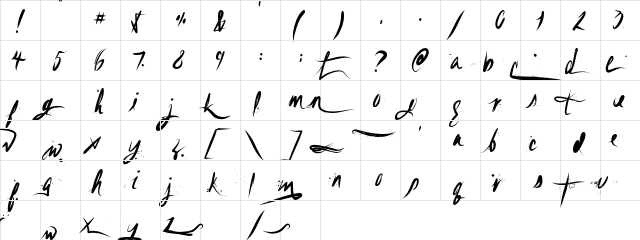 Unfolding Tragedy Textured  glyph index