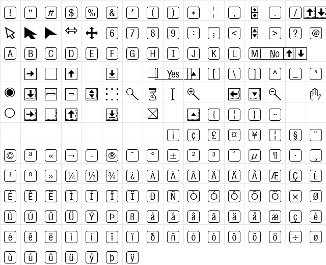 RRKeySampler Normal  glyph index