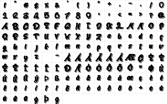 Cleanliness Power Regular  glyph index