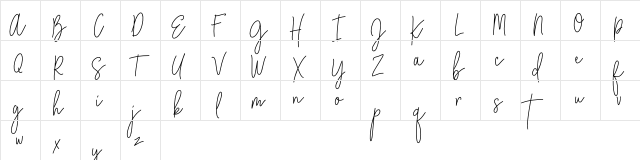 City Streetwear Regular  glyph index