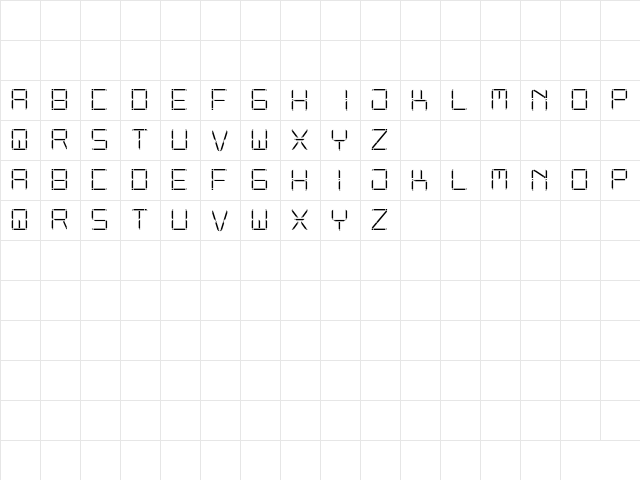 Other Display St Regular  glyph index