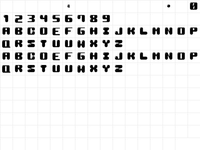 M19_COCONUT MILK Regular  glyph index