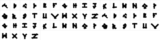 Linear Curve Fatty Normal  glyph index