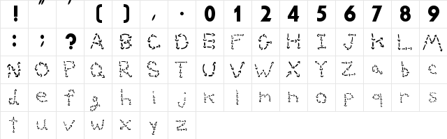 arrow Regular  glyph index