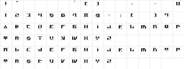 Neeleshwaram Regular  glyph index