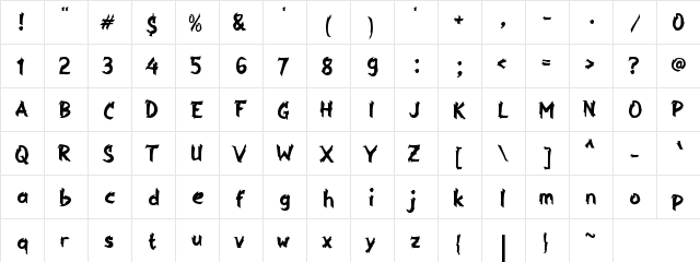 a Api Nyala Regular  glyph index