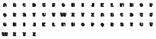 Wolf Regular  glyph index