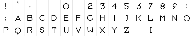 NeuSixLight Regular  glyph index