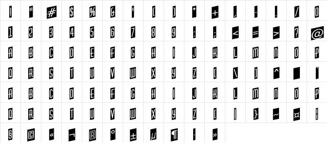a_HuxleyCmUp Regular  glyph index