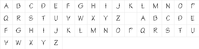 KR Cirkle Regular  glyph index