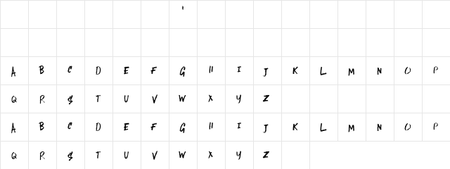Lost in the Sound Regular  glyph index