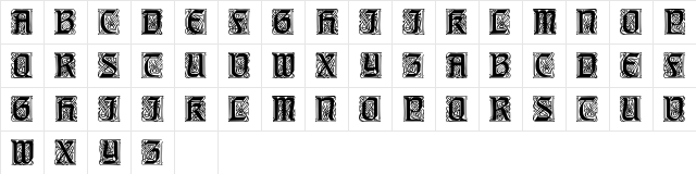 AmedicusCapsSSi Regular  glyph index