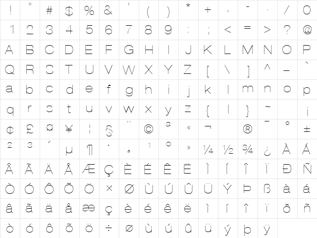 ContextRepriseLightExpSSK   glyph index