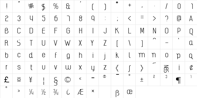 AI kelso L  glyph index
