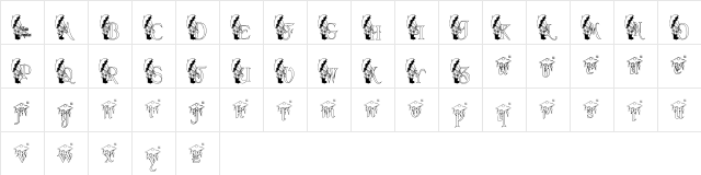 KGRAIN2 Regular  glyph index