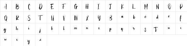 Bestons Free Regular  glyph index