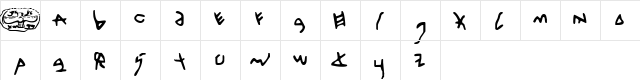 Pesky Phoenicians Pesky Phoenicians  glyph index