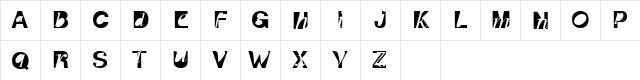 DrMr A  glyph index