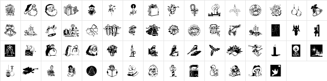 Noel Dingbats Noel Dingbats  glyph index