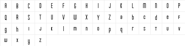 wavecraft Regular  glyph index