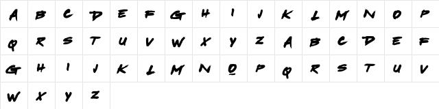 Gode Regular  glyph index