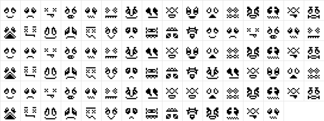 SkrewdUpSoulz Regular  glyph index