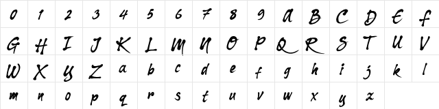 Dharko Gilbert Dharko Gilbert  glyph index