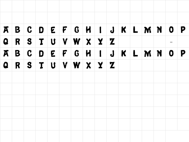 Eulogy Regular  glyph index